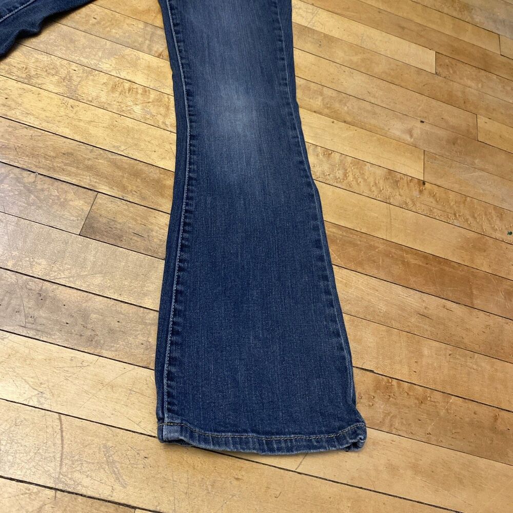 Aeropostale Hailey Jeans Women’s Size 0 Short Flare Curvy Stretch Medium Wash - Picture 6 of 11